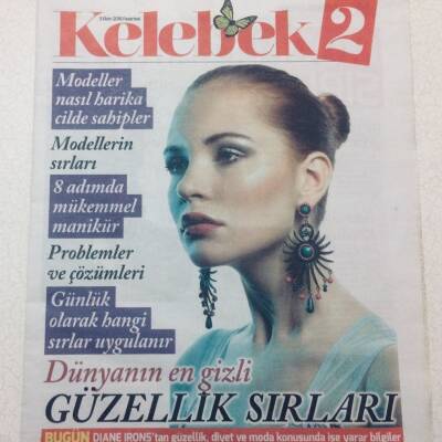 Hürriyet Gazetesi Kelebek Eki 3 Ekim 2016 - Dünyanın En Gizli Güzellik Sırları GZ46944 - 1