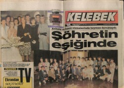 Hürriyet Gazetesi Kelebek Eki 3 Eylül 1987 - Hülya Koçyiğit İle Sohbet GZ63656 - 2
