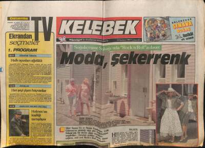 Hürriyet Gazetesi Kelebek Eki 3 Haziran 1987- Babalarımızın İzindeyiz GZ63743 - 2
