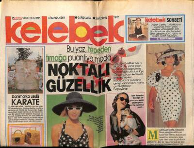 Hürriyet Gazetesi Kelebek Eki 3 Haziran 1992 - Doğan Çanku İle Sohbet GZ75708 - 1