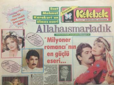 Hürriyet Gazetesi Kelebek Eki 3 Kasım 1983 - Milyoner Romancının En Güçlü Eseri GZ35587 - 1