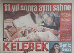 Hürriyet Gazetesi Kelebek Eki 3 Mart 2005-Hülya Avşar 11 Yıl Sonra Aynı Sahneyi Oynayacak GZ45619 - 2