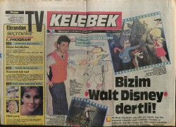 Hürriyet Gazetesi Kelebek Eki 3 Mayıs 1987 - Semra Özalın Kuaförü Nedret Sezer GZ61895 - 2