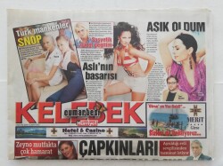 Hürriyet Gazetesi Kelebek Eki - 3 Mayıs 2008 - Begüm Şen Sosyetik Güzel Değilim - GZ45898 - 2