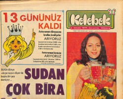 Hürriyet Gazetesi Kelebek Eki 3 Nisan 1974 - Kartal Tibet Yeni Kararlar Arifesinde - Türkan Şoray Ve Ediz Hun Kıbrıs'ta Yılın Sanatçıları Seçildi GZ147409 - 1