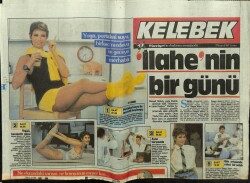 Hürriyet Gazetesi Kelebek Eki 3 Nisan 1987 - Tarık Akan Sigara Tiryakisi GZ63562 - 2