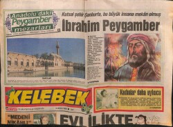 Hürriyet Gazetesi Kelebek Eki 3 Nisan 1990 - İbrahim Peygamber GZ63523 - 1