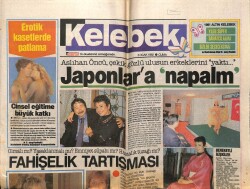 Hürriyet Gazetesi Kelebek Eki 3 Ocak 1992 - Kararsız Pelin Telli GZ63682 - 1