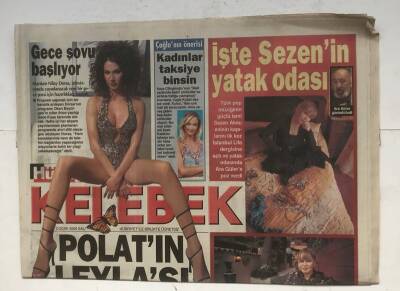 Hürriyet Gazetesi Kelebek Eki 3 Ocak 2006 - Kenan Doğulu Geleceğin İstanbulunda GZ8296 - 1