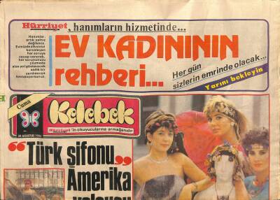 Hürriyet Gazetesi Kelebek Eki 30 Ağustos 1985 - Prens Albert Ana Kuzusu Yaman Çıktı GZ123213 - 1