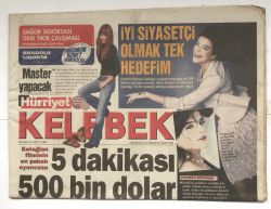 Hürriyet Gazetesi Kelebek Eki 30 Aralık 2005 - Keloğlan Filminin En Pahalı Oyuncusu GZ5260 - 2