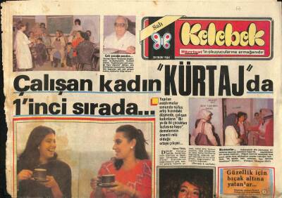 Hürriyet Gazetesi Kelebek Eki 30 Ekim 1984 - Faccioyu Babasız Bırakın Film... GZ88282 - 1