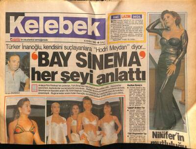 Hürriyet Gazetesi Kelebek Eki 30 Ekim 1990 - Türker İnanoğlu,Hodri Meydan Diyor GZ75735 - 1