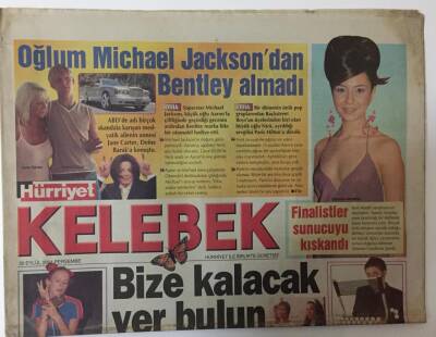 Hürriyet Gazetesi Kelebek Eki 30 Eylül 2004 - Kadın Hakem Farkı , Finalistler Özlem Conkeri Kıskandı GZ20014 - 1