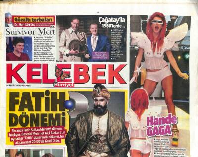 Hürriyet Gazetesi Kelebek Eki 30 Eylül 2013 - Burcu Esmersoy Evliliği Ertelemek Zorunda Kaldık GZ115922 - 1