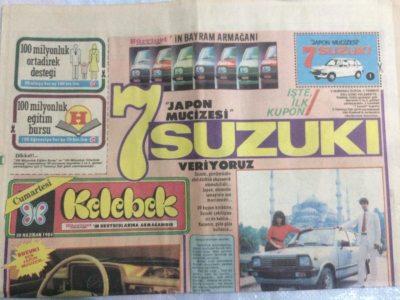 Hürriyet Gazetesi Kelebek Eki 30 Haziran 1984 - Gençlerin Sorunları Neden Hiç Kimsenin İlgisini Çekmiyorum GZ21665 - 1