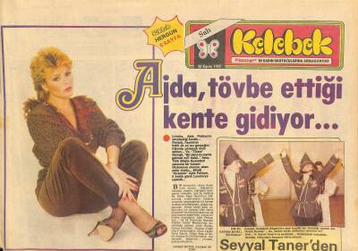 Hürriyet Gazetesi Kelebek Eki 30 Kasım 1982 - Seyyal Tanerden Hamsi Disko GZ115139 - 1