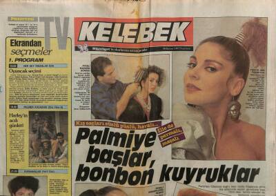 Hürriyet Gazetesi Kelebek Eki 30 Kasım 1987 - Sezen Aksu Tablosu 1,5 Milyona Satılık GZ63611 - 2