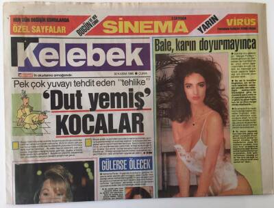 Hürriyet Gazetesi Kelebek Eki 30 Kasım 1990 - Bu Gece Onu Tanıyamayacaksınız Oooo Nilüfer GZ16906 - 1