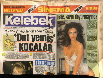 Hürriyet Gazetesi Kelebek Eki 30 Kasım 1990 - Dut Yemiş Kocalar GZ75725 - 1