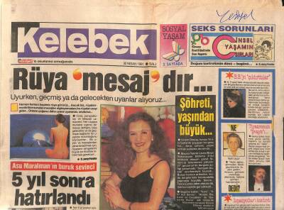 Hürriyet Gazetesi Kelebek Eki 30 Nisan 1991 - Brigitte Bardotu Çıldırttılar - Asu Maralmanın Buruk Sevinci GZ122907 - 1