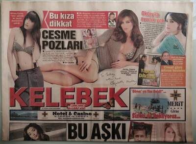 Hürriyet Gazetesi Kelebek Eki 30 Nisan 2008 Bu Aşkı Burcu Öldürdü - Özgü Namal Oktayla Ayrılık Yok - GZ44137 - 1