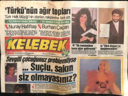 Hürriyet Gazetesi Kelebek Eki 30 Ocak 1990 - Burhan Çaçan,Türk Oskarını Beşleyeceğim GZ63492 - 2