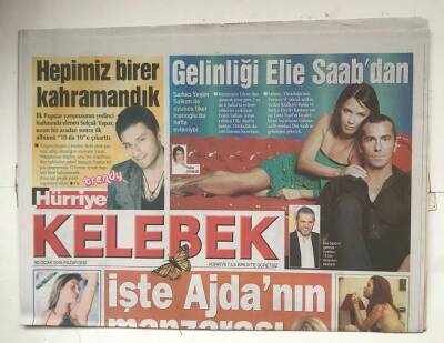 Hürriyet Gazetesi Kelebek Eki 30 Ocak 2006 - İşte Ajdanın Manzarası GZ7970 - 1