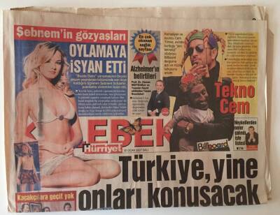 Hürriyet Gazetesi Kelebek Eki 30 Ocak 2007 - Selma Ergeç Oyunculuk İçin Okulunu Bıraktı GZ10958 - 1