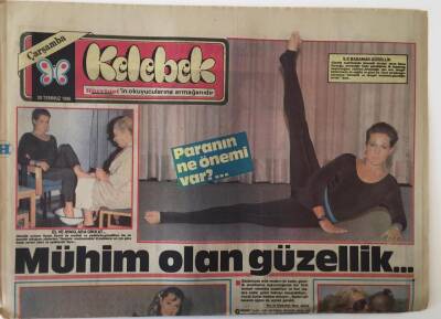 Hürriyet Gazetesi Kelebek Eki 30 Temmuz 1986 - Güzellik Uzmanı Suzan Esenli Önemli Olan Güzellik , Paranın Ne Önemi Var GZ16911 - 1