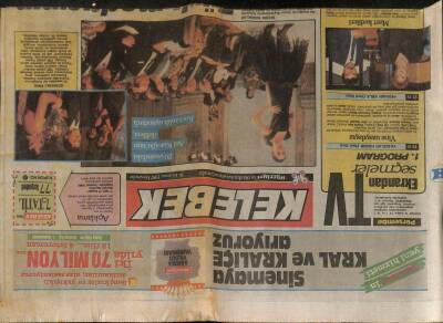 Hürriyet Gazetesi Kelebek Eki 30 Temmuz 1987- Atıl Kutluoğlu Defilesi GZ63662 - 2