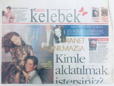 Hürriyet Gazetesi Kelebek Eki 30 Temmuz 1997 - Cem Karaca Kadına Kıyamam GZ40470 - 1