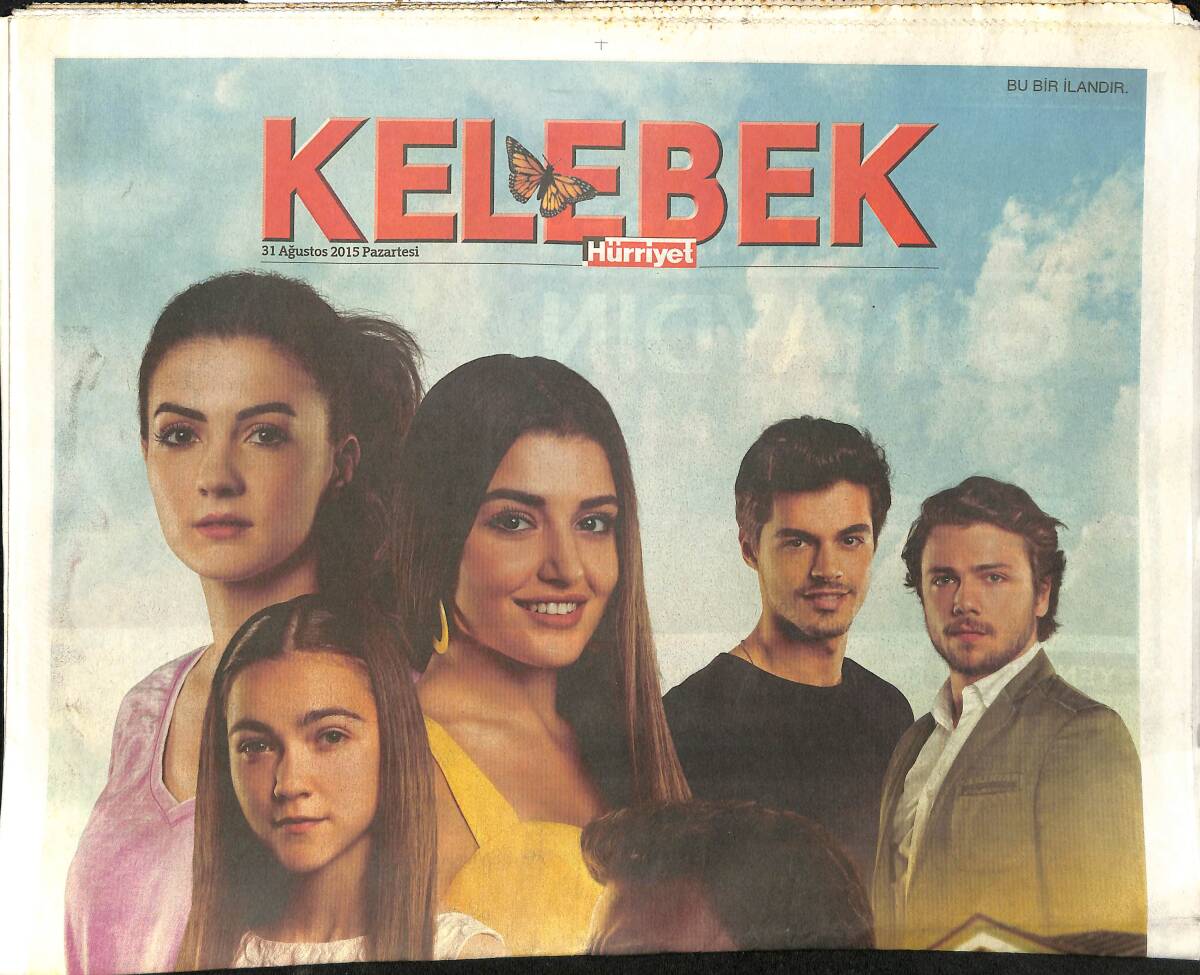 Hürriyet Gazetesi Kelebek Eki 31 Ağustos 2015 - Demet Akalın: Gönderme Yapmayalım - Kıvanç Şov GZ155125 - 1
