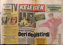Hürriyet Gazetesi Kelebek Eki 31 Ekim 1987 - Sezer Güvenirgil Deri Değiştirdi GZ63634 - 2