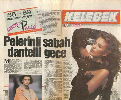 Hürriyet Gazetesi Kelebek Eki 31 Ekim 1988 - Sadık Kızılağaç Oturan Hatları Benimsemiş GZ82762 - 1
