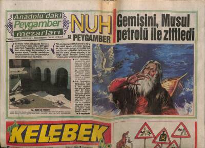 Hürriyet Gazetesi Kelebek Eki 31 Mart 1990 - İbrahim Tatlıses Sibel Canın Peşinde GZ61808 - 1