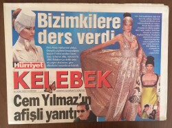 Hürriyet Gazetesi Kelebek Eki 31 Ocak 2005- Oscar Töreninde Krallara Layık Mönü GZ10023 - 1