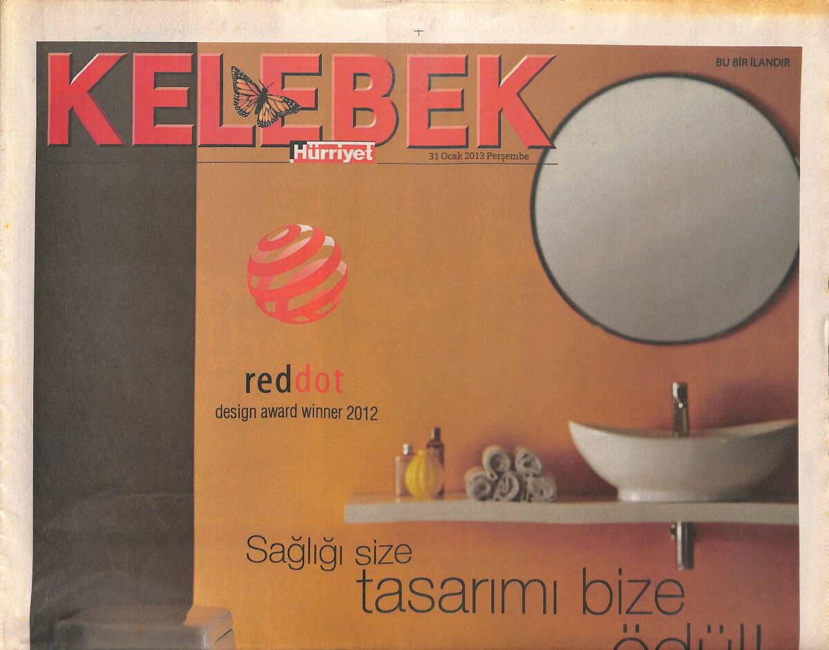 Hürriyet Gazetesi Kelebek Eki 31 Ocak 2013 - Nazan Öncel Diplomayı Gösterelim - Seda Demir Aşk Savaşını Hak Eden Kazansın GZ135801 - 1