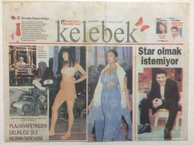 Hürriyet Gazetesi Kelebek Eki 31 Temmuz 1997 - Doğadan Podyuma GZ34206 - 1