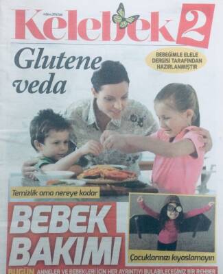 Hürriyet Gazetesi Kelebek Eki 4 Ekim 2016 - Bebek Bakımı GZ43404 - 2