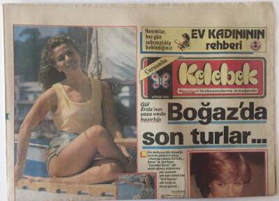 Hürriyet Gazetesi Kelebek Eki 4 Eylül 1985 - Prenses Diananın Babası Dertli GZ22456 - 1