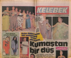 Hürriyet Gazetesi Kelebek Eki 4 Haziran 1989 - Perihan Savaştan Çağrı Kadınlar Uyanın GZ63863 - 1