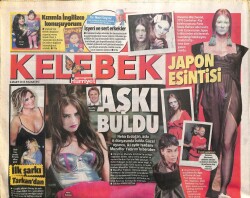 Hürriyet Gazetesi Kelebek Eki 4 Mart 2013 - Nehir Erdoğan , Aşkı İş Dünyasında Buldu GZ100064 - 1