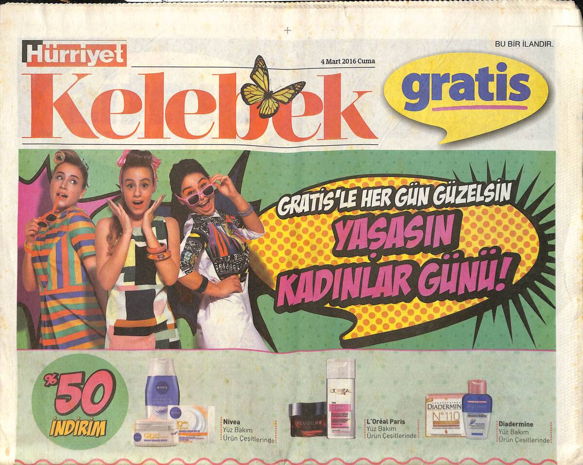 Hürriyet Gazetesi Kelebek Eki 4 Mart 2016 - Survivor Semih'in Gıcık Sırrı - Cem Yılmaz: Leonardo Gibiyim GZ155027 - 1