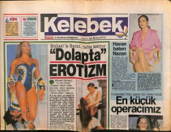 Hürriyet Gazetesi Kelebek Eki 4 Mayıs 1992 - Havan Batsın Nazan Şoray GZ63922 - 1