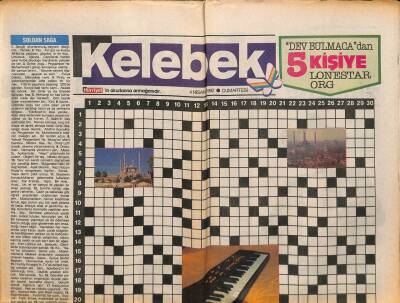 Hürriyet Gazetesi Kelebek Eki 4 Nisan 1992 - Anadolunun 8 Temsilcisi Kraliçelik Yarışından İddialı GZ94154 - 1