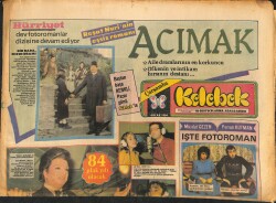 Hürriyet Gazetesi Kelebek Eki 4 Ocak 1984 - Zeki Müren 1984'ün Gelişiyle Birlikte Yepyeni Bir Uzunçalar İçin Stüdyoya Girecek GZ147380 - 1