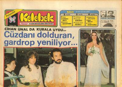 Hürriyet Gazetesi Kelebek Eki 4 Şubat 1982 - Cihan Ünal da Kurala Uydu... - Rıza Silahlıpoda Yuvaya Döndü GZ127372 - 1