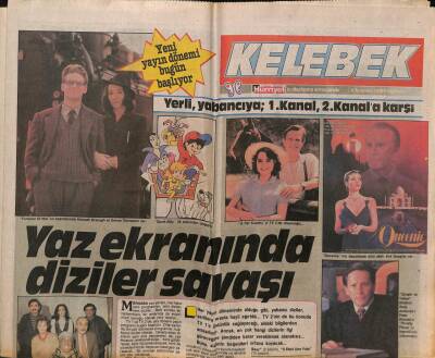 Hürriyet Gazetesi Kelebek Eki 4 Temmuz 1988 - Michael Jacksonın Dişisi GZ93954 - 1