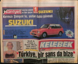 Hürriyet Gazetesi Kelebek Eki 5 Ağustos 1989 - Yunanlı Dilberler Şöhret Olma Peşinde GZ61929 - 1